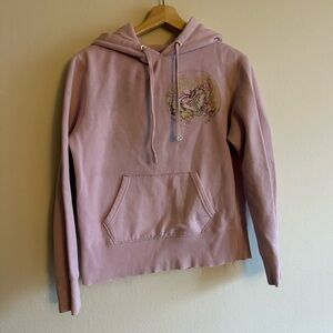 Pink Hoodie with y2k Roxy Design